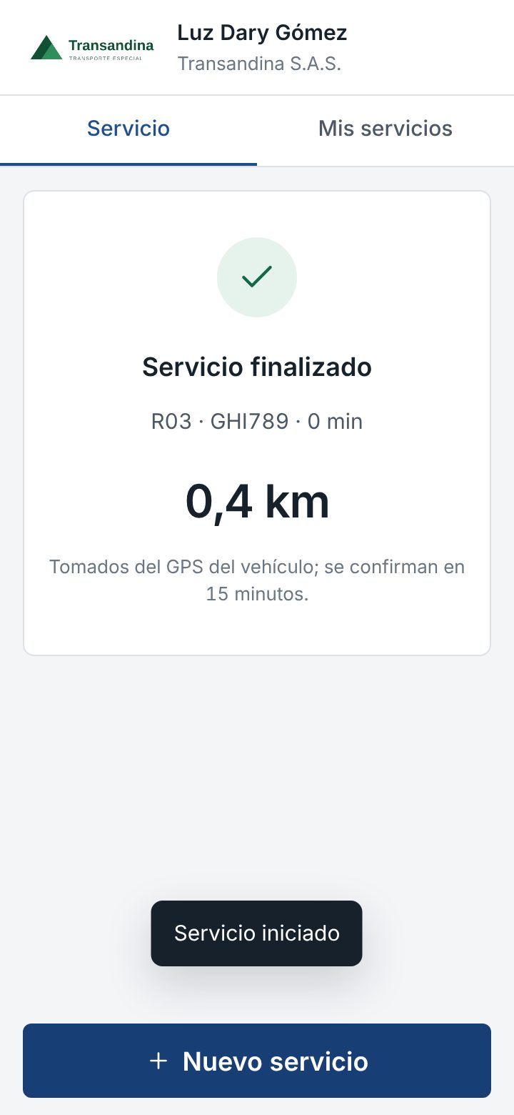 Servicio finalizado